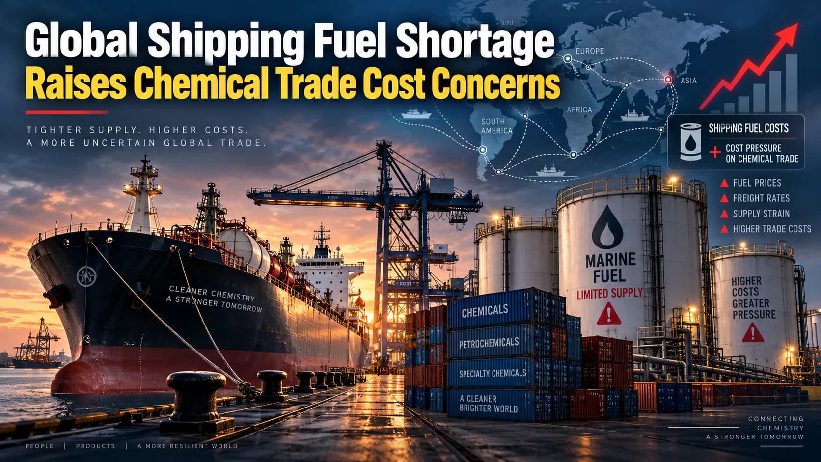 Global Shipping Fuel Shortage Raises Chemical Trade Cost Concerns