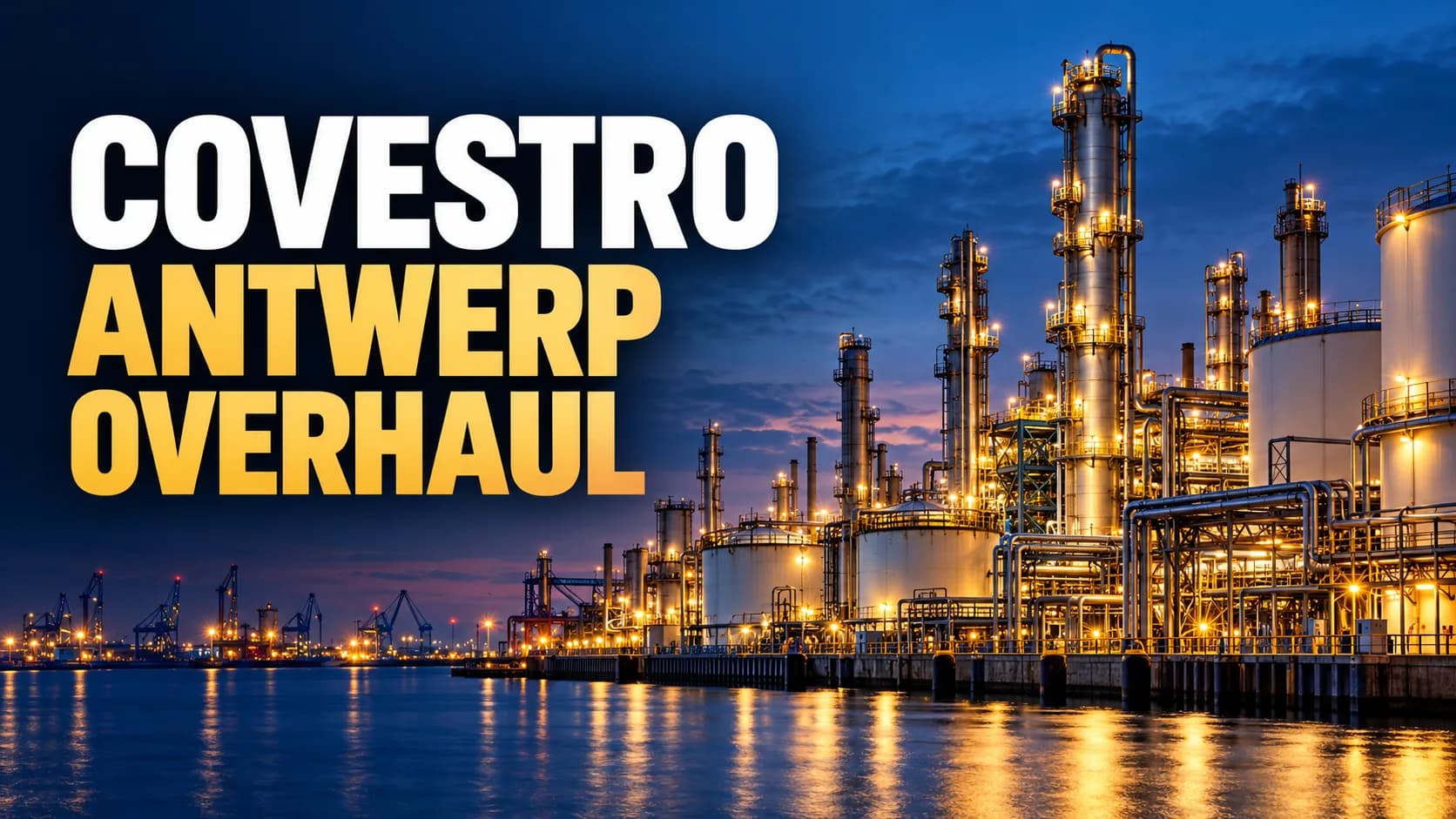 Covestro Plans Antwerp Overhaul as Europe’s Chemical Industry Faces Pressure